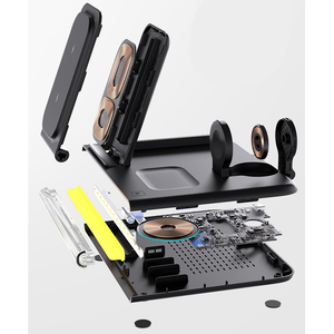 Chargeur sans fil professionnel 3-en-1 nouveau chargeur pliant de conception chargeur sans fil de miroir de haute qualité pour <span class=keywords><strong>IPhone</strong></span> pour <span class=keywords><strong>Samsung</strong></span> - Product Image 6