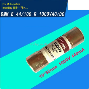 DMM-44/100 440mA 1000V DMM-B ฟิวส์แบบทำงานเร็ว DMM-B-44-100-R และ DMM-B-11A สำหรับมัลติมิเตอร์ - Product Image 1