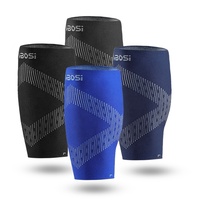 VBOSi 4287 Manchon de mollet de compression unisexe Support tricoté 3D pour l'entraînement, la course, la randonnée et la salle de sport Support de mollet à usage quotidien