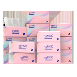 Orange Girl Facial <b>Tissues</b> 24 Packs 280 Sheets Per Pack Virgin Wood Pulp Five Layer Soft And Durable For Household Use - Product Image 4