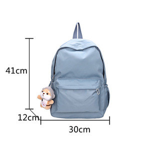 Sac à dos scolaire quotidien personnalisé pour la rentrée scolaire, en tissu tissé résistant à l'eau, avec bandoulière réglable, tissu écologique - Product Image 3