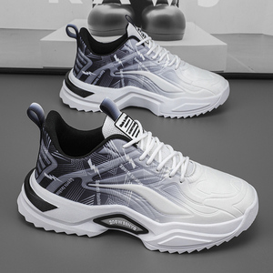 Zapatos Deportivos Casuales para Hombre, Estilo Deportivo, Parte Superior de Tela Transpirable con Suela de Goma Antideslizante para Todas las Temporadas - Product Image 2