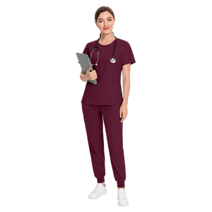 Uniforme de Enfermera con Logotipo Personalizado, Conjunto de Uniformes Médicos, Pantalones Deportivos Elásticos, Ropa de Trabajo con Cuello Redondo <span class=keywords><strong>para</strong></span> Hospital Veterinario 46002 - Product Image 5