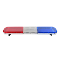 Barre lumineuse de sécurité LED stroboscopique BIAOCHI 88W 47'' 120CM pour toit, avertissement d'urgence pour voitures, camions et véhicules de circulation
