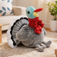 Peluche personnalisée de poulet de ferme, coq, poule, dinde en peluche, jouet doux, OEM ODM, vente en gros, décoration pour ferme, restaurant, cadeaux