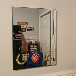 Nhà Máy Bán buôn tùy chỉnh UV in ấn bất kỳ thiết kế gương sơn chất lượng cao Bảng thay đồ gương - Product Image 1