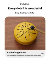 Premium 3 İnç Eterik Handpan Ses Perküsyon Enstrümanı Mini Metal Dil Davulu Meditasyon Yoga Çocuklar Yeni Başlayanlar İçin