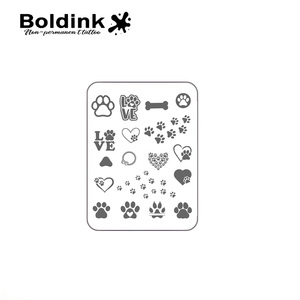 Adesivi per Tatuaggi Semi-Permanenti Impermeabili Boldink Personalizzati con Stampa di Zampe di Cuccioli, Ossa e Cuori, Sexy, per Dita e Articolazioni - Product Image 4