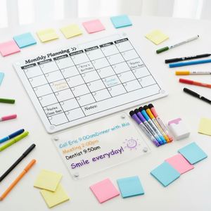 2025 Colorful Custom Dry Erase Magnetic Fridge <b>Calendar</b> Acrylic Dry Erase Whiteboard - Product Image 4