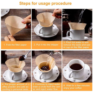 Tốt nhất bán V giấy lọc cà phê, lọc cà phê túi giấy - Product Image 4