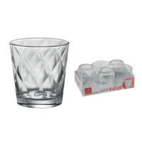 Verre à eau Kaleido 24 cl Bormioli Rocco H 8,5 cm Ø 8,1 cm
