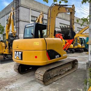 Miniexcavadora usada CAT 307 de 7 toneladas, excavadora de segunda mano a la venta CAT 306D 306E2 307D 307E2 307,5 308D 308E2 en buenas condiciones - Product Image 6