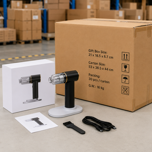 OEM ODM 6000Pa Cordless Handheld <b>Car</b> Vacuum Cleaner 7.4V 50W Portable 3-in-1 Vacuum <b>Blower</b> Inflator Type-C Rechargeable - Product Image 6
