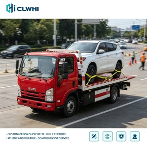 1SUZU KV600 Camion de <span class=keywords><strong>d</strong></span>épannage à plateau 2-<span class=keywords><strong>en</strong></span>-1 4x2 pour le sauvetage urbain et le <span class=keywords><strong>remorquage</strong></span> de véhicules <span class=keywords><strong>d</strong></span>épannés - Product Image 3
