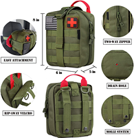 Sac de traumatologie d'extérieur, trousse de premiers secours tactique multifonction portable pour le camping, la maison, la survie SOS et les aventures d'urgence