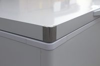 Congélateur vertical à double porte, faible niveau sonore, 1800L, pour usine agroalimentaire