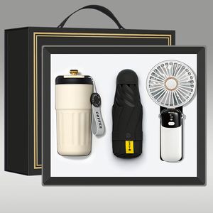 Special Hot Summer Wedding Souvenirs Promo <b>Gift</b> Mug Capsule Umbrella Foldable Fan <b>Gift</b> Set <b>for</b> Guests - Product Image 1