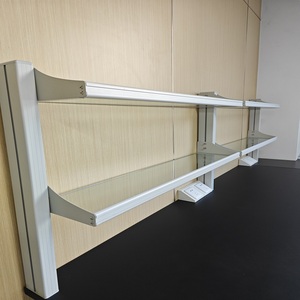 Phòng thí nghiệm Thuốc thử Giá kim loại phòng thí nghiệm Thuốc thử KỆ NHÔM hộ Lan Tôn sóng Tempered Glass với ổ cắm cho phòng thí nghiệm băng ghế dự bị - Product Image 3