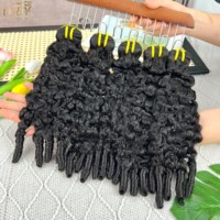 Lots de Cheveux Humains Bouclés Naturels Double Drawn, Cheveux Bruts Vietnamiens et Birmans Spirale Bouclée, Cheveux Humains Frisés et Volumineux, Tissage Naturel, Vente en Gros à Prix Abordable