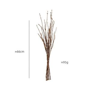 Mousse artificielle Flexible en bois, 12 pièces, tiges de branches, décoration florale de noël, vente en gros - Product Image 5