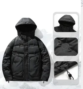 Высококачественная уличная теплая практичная одежда на заказ зимняя пуховая куртка для мужчин