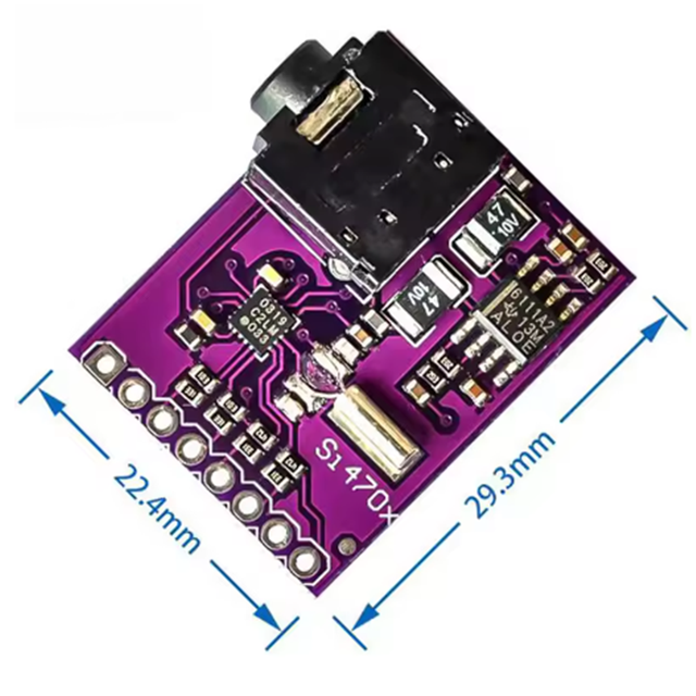 MCU-470 FM Tuner Evaluation Board Radio Tuner Development Board Si4703