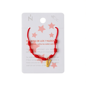 Bracciale a sette stelle in acciaio inossidabile V, fatto a mano, con ciondolo protettivo. - Product Image 2