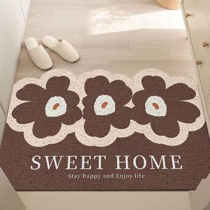 Tapis de porte en PVC tissé de luxe personnalisé, <span class=keywords><strong>imprimé</strong></span> fantaisie, écologique, antidérapant, imperméable, pour usage domestique et hôtelier, moderne, à poils coupés, lavable - Product Image 2