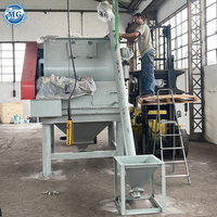 Machine de production de mortier sec, 4-6 t/h, colle simple pour carrelage, prémélange, prêt à l'emploi