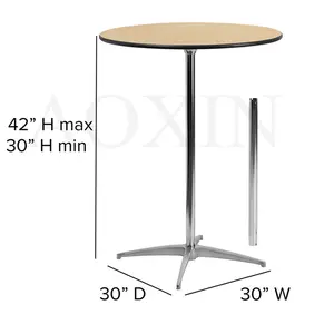 wood cocktail table,bar table,club table