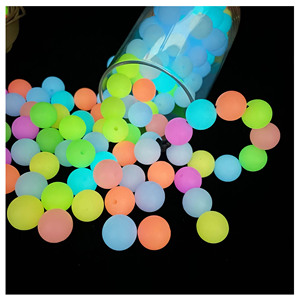 Groothandel Silicon Luminous Shine Kralen Food Grade <span class=keywords><strong>Glow</strong></span> In The Dark 10Mm 12Mm 15Mm 20Mm Silicone kralen - Product Image 5
