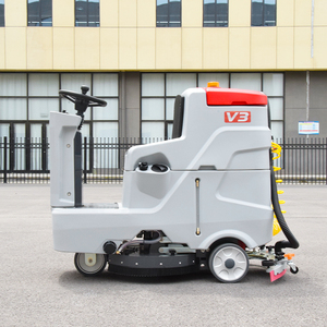 Nouvelle autolaveuse autoportée à double brosse, efficace, alimentée par batterie, pour ateliers industriels et sols en carrelage, 3500m²/h, 3-4h d'autonomie - Product Image 3