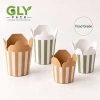Boîtes à emporter en papier kraft de qualité alimentaire personnalisées, contenants jetables pour collations, pour la livraison, les restaurants, les stands de nourriture