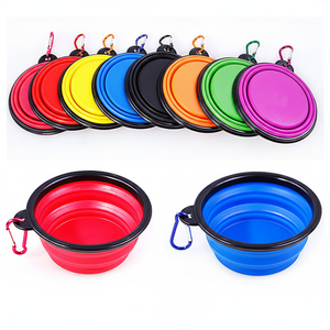 Comedero de Silicona Plegable para Mascotas, Plato Antideslizante, Ecológico y Apto para Lavavajillas para Perros y Gatos, para Beber Agua al Aire Libre - Product Image 2