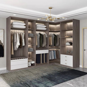 HZ Factory Supply Simple Lacquer Design Bedroom Cabinet Modern Style High Quality Professional Wardrobes - Product Image 2