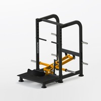 Machine à Squat à Charge Libre avec Ceinture en Acier et Fonctionnalités de Sécurité pour l'Entraînement de la Force des Jambes