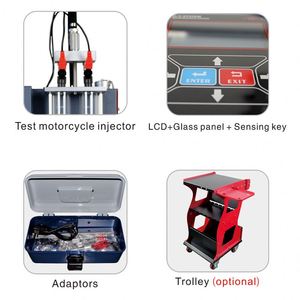 ANYCAR IMT-200PRO Testeur d'injecteurs de moteur de voiture et de moto, machine de nettoyage ultrasonique 220V/110V - Product Image 2
