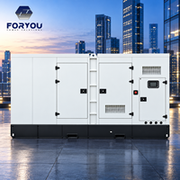   Groupe électrogène diesel 50KW 100KW 200KW silencieux avec ATS, solution d'alimentation de secours industrielle