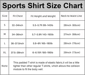 Men Sports Protective Gear Rib Chest Guard Compression Padded Shirt for Football <b>Skiing</b> Cycling Outdoor Sports Protective Shirt - Product Image 4