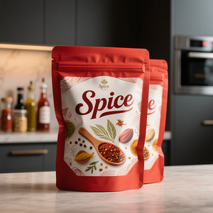 Özel plastik torba ayakta duran torba koku geçirmez tohum gıda alüminyum folyo aperatif gıda ambalaj Mylar baharat çanta - Product Image 5