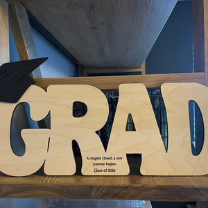Gift Grad <b>Decor</b> Wooden <b>Graduation</b> Signature Sign - Product Image 4