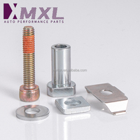 Kit de pinza de freno de disco para coche de carreras con tornillo de fijación tipo H semiflotante modificado y resortes antivib