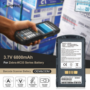 Batterie de remplacement 3.7V 6800mah pour Scanner de codes-barres Zebra MC33 MC330 MC3300 BT-000338/BT-000375 - Product Image 5