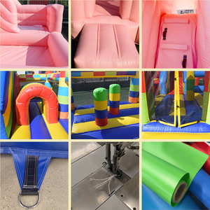 Maison gonflable commerciale de rebond de château de PVC avec la glissière pour des cours de château de rebond - Product Image 6