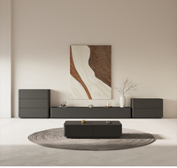 Meuble TV minimaliste, nouveau modèle, Design en bois massif, prix de gros, meuble TV pour salon