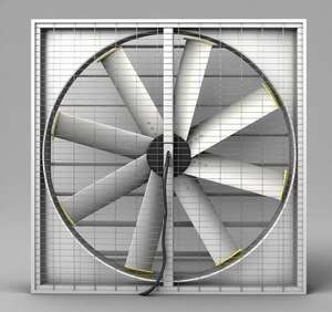 Ventilador <span class=keywords><strong>de</strong></span> Pared Solar Inteligente <span class=keywords><strong>de</strong></span> Aleación <span class=keywords><strong>de</strong></span> Aluminio <span class=keywords><strong>con</strong></span> Sensor <span class=keywords><strong>de</strong></span> Temperatura y Humedad, <span class=keywords><strong>Motor</strong></span> <span class=keywords><strong>de</strong></span> CC sin Escobillas, para Ventilación 24/7 en Plantas y Granjas - Product Image 6