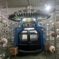 Machine à tricoter circulaire pour la fabrication de polaires, style jacquard, double méthode, composant moteur, pour fausse fourrure circulaire et poils de lapin