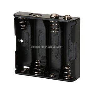 Suporte de Bateria de Plástico Preto GTE GT3-1817 para 4 Pilhas AA UM-3 6V com Fio Conector - Product Image 2