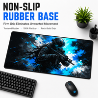 Alas Mouse Gaming Karet Anime Kartun Sublimasi Kustom Ukuran XL/XXL