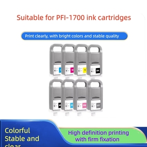 Cartouche d'encre pigmentée compatible PFI-1700 de 700 ml en 12 couleurs pour imprimante <span class=keywords><strong>Canon</strong></span> <span class=keywords><strong>Pro</strong></span> 2000 4000 4000s 6000 6000s 6100 6100s - Product Image 1